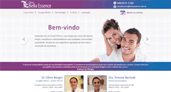 Desktop Screenshot of bellaessence.com.br